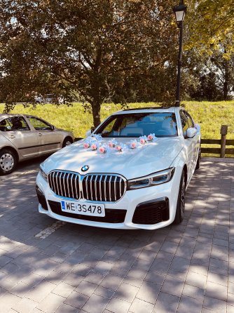 BMW serii 7 biała perła Gdańsk