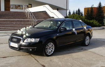czarne AUDI A6, jasne wnętrze Mielec