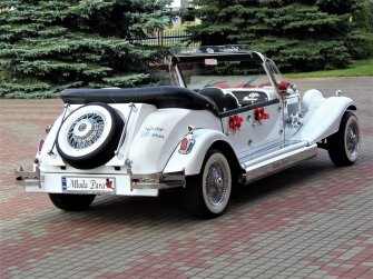Kabriolet Nestor Baron zabytkowy samochód do ślubu RETRO auto weselne Terespol