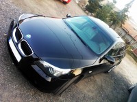 uto do ślubu BMW serii 5 e60. Czarne Ostróda