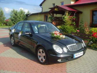 Mercedes E-klasa do ślubu CZARNA PERŁA! Sosnowiec