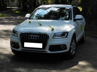 Białe Audi Q5 do Ślubu Sosnowiec