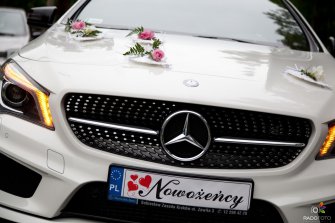 Mercedes CLA do ślubu  Zabrze