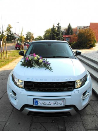 Auto do ślubu Range Rover Evoque & Jeep Grand Cherokee Rypin