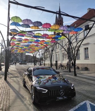  Do Ślubu Piękny Mercedes AMG 4door Białystok