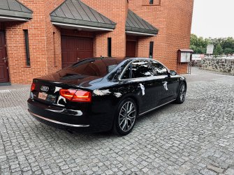 Audi A8L samochód do ślubu, luksusowa limuzyna z kierowcą - Szczecin