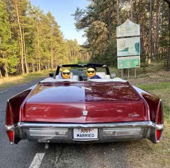 Cadillac DeVille cabrio 1970 Warszawa - do ślubu