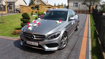 Auto do ślubu Mercedes-benz C AMG rok2016. Samochód na wesele. Wynajem Olkusz