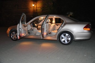 Luksusowy ZŁOTY Mercedes E-klasse Kraków