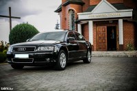Auto do ślubu Audi a8 LONG Wesela Lipno