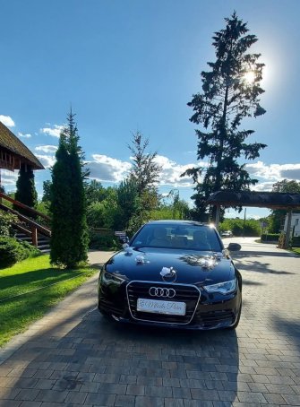 Białe Audi A6 Auto do ślubu Samochód na ślub wesele  Zielona Góra