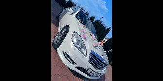 Samochód do ślubu, auto na wesele Mercedes S Long Biała Podlaska
