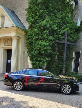 Białe Audi A6 Auto do ślubu Samochód na ślub wesele  Zielona Góra