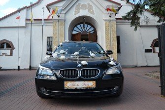 Czarne BMW 5 e60 LIFTING - zawiozę do ślubu Warszawa i okolice