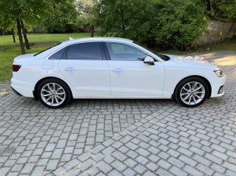 Samochód do ślubu białe Audi Kraków