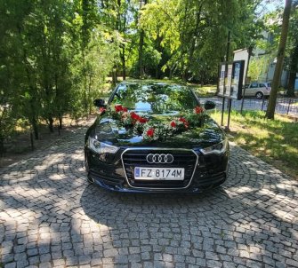 Białe Audi A6 Auto do ślubu Samochód na ślub wesele  Zielona Góra