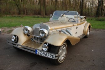 Auta do ślubu - Mercedes RETRO 1939 oraz MORGAN RETRO Zabrze