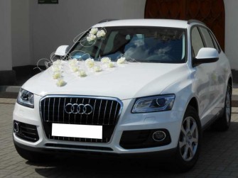 Białe Audi Q5 do Ślubu Sosnowiec