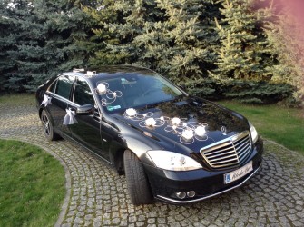 Luksusowy czarny  Mercedes S Wałbrzych 