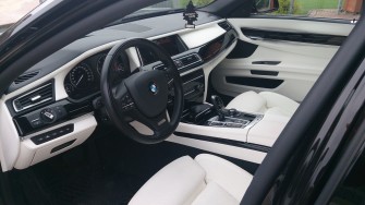 BMW 750d 2013 Individual białe skóry Full Opcja Kartuzy