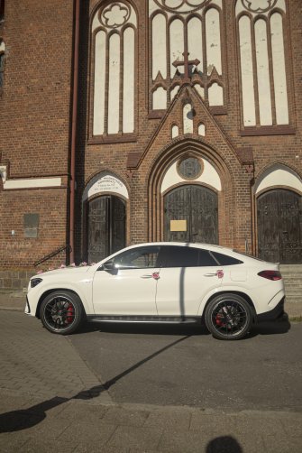 Auto do Ślubu Samochód na Wesele Mercedes GLE Coupe AMG GDAŃSK GDYNIA Gdańsk