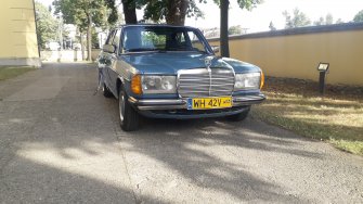 Mercedes W123 Beczka do ślubu Warszawa