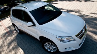 VW Tiguan Biały - Działamy na terenie MAŁOPOLSKI Kraków