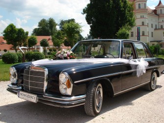 Auto do ślubu Mercedes retro Gryfów Śląski