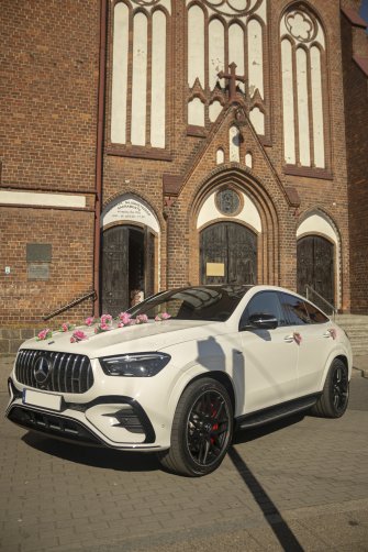 Auto do Ślubu Samochód na Wesele Mercedes GLE Coupe AMG GDAŃSK GDYNIA Gdańsk
