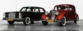 Zabytkowe Mercedesy do ślubu IDEAŁY 1967r i 1950r Łubiana