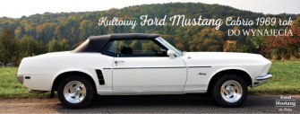 Kultowy Ford Mustang Cabrio 1969r do Ślubu Bochnia
