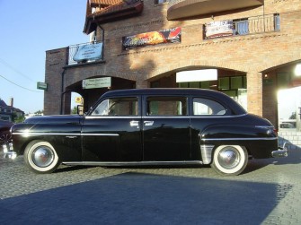 DODGE CORONET LIMOUSINE (1949) z kolekcji 10 zabytkowych limuzyn Olsztyn