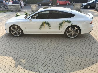 Auto do Ślubu !!! . Piękne białe AUDI S7 Kalisz