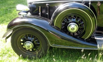 Buick 1933 Al Capone rzut na koło zapasowe Warszawa