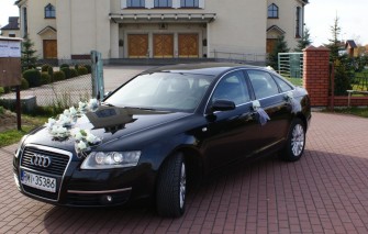 czarne AUDI A6, jasne wnętrze Mielec