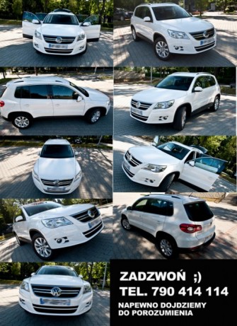 VW Tiguan Biały - Działamy na terenie MAŁOPOLSKI Kraków