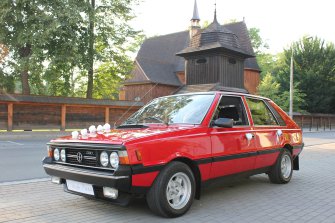 Auto do ślubu samochód na wesele klasyk  zabytek Polonez Borewicz  Kraków