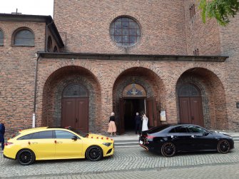2 Mercedesy CLA 4Matic Black & Yellow. Gdańsk