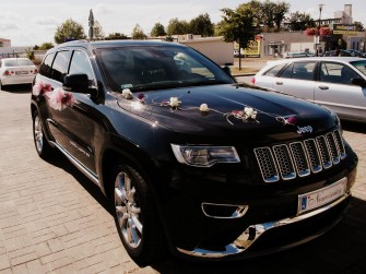 Auto do ślubu Range Rover Evoque & Jeep Grand Cherokee Rypin