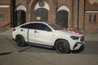Auto do Ślubu Samochód na Wesele Mercedes GLE Coupe AMG GDAŃSK GDYNIA Gdańsk