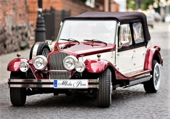 Kabriolet Nestor Baron zabytkowy samochód do ślubu RETRO auto weselne Terespol