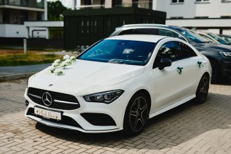 Mercedes CLA 2022 AMG z kierowcą do ślubu Łęczna