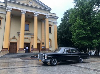 Zabytkowy Mercedes W108 do ślubu Warszawa