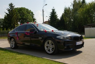 Limuzyna Auto do ślubu BMW 5 F10 - Wesela Mazowieckie Warszawa