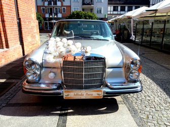 Auto do ślubu zabytkowy Mercedes W108  Szczecin