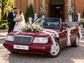 Mercedes A124 rubinowa czerwień  Gdańsk