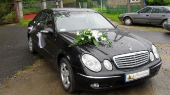 Mercedes E-klasa do ślubu CZARNA PERŁA! Sosnowiec