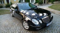 Auto na Wesele Czarny Mercedes E Białystok