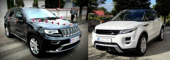  Auto do ślubu Range Rover Evoque & Jeep Grand Cherokee Rypin