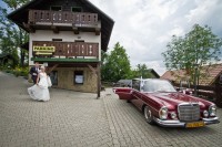 Auta do ślubu Gliwice - piękne Mercedesy Ponton oraz S-klasa Gliwice